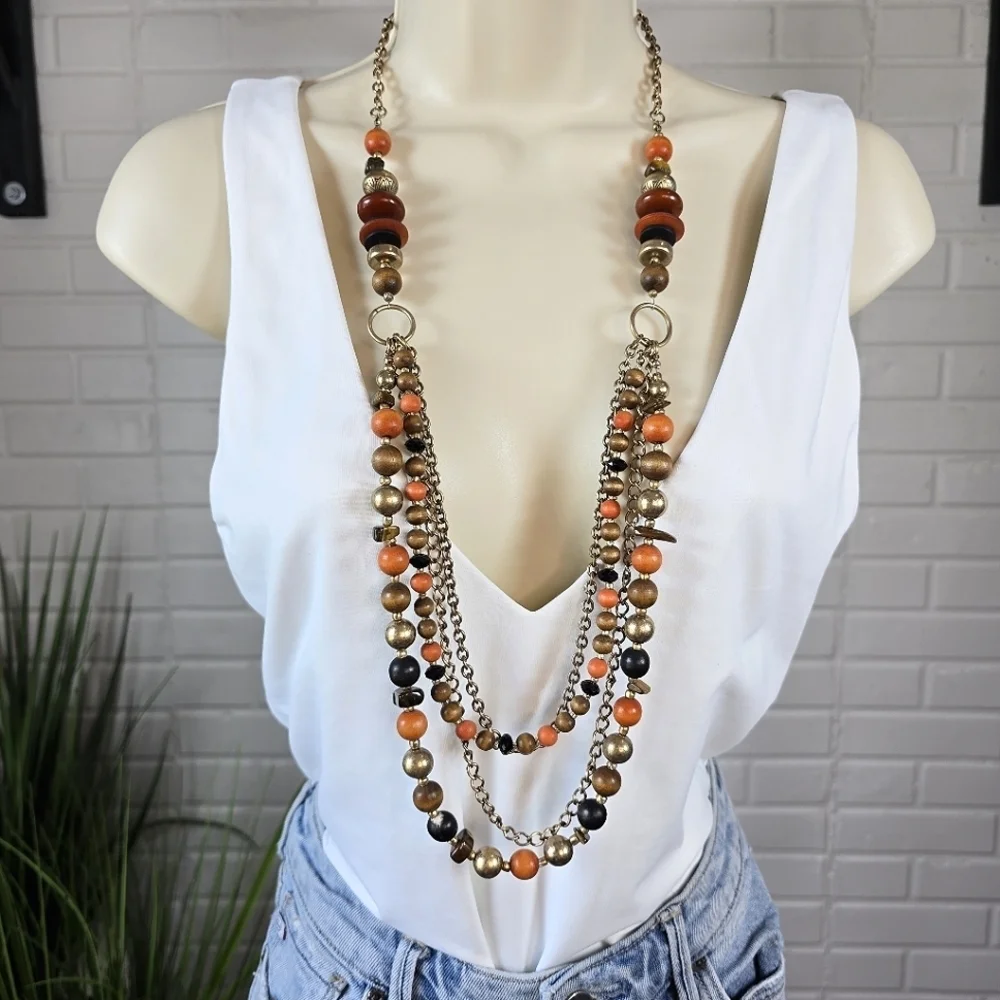 Unbranded Multi-Layered Beaded Necklace